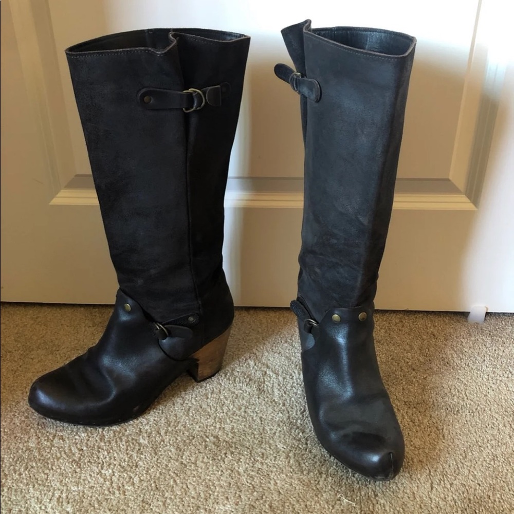 Designer Leather Boots